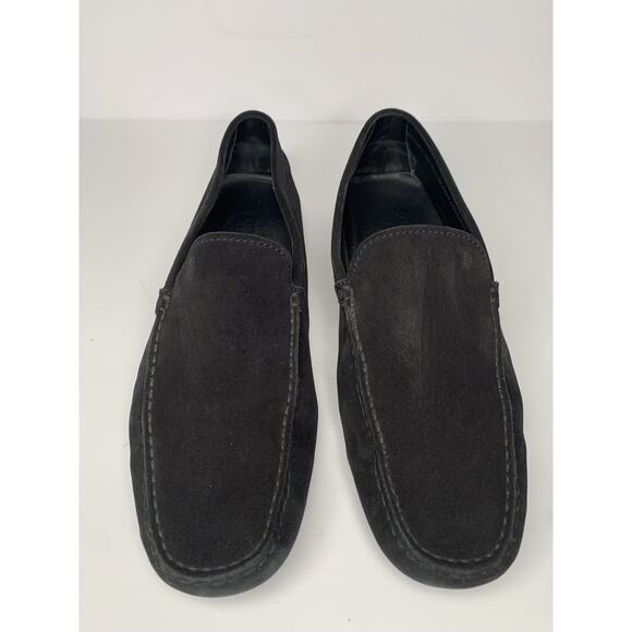 Tod\'s Men\'s suede black Loafers Driving Moccasins Slip On Casual shoes Size 9 main image 14